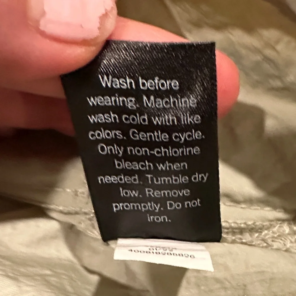 FLX | Women’s Light Green Quarter-Zip Nylon Pullover - Picture 11 of 16